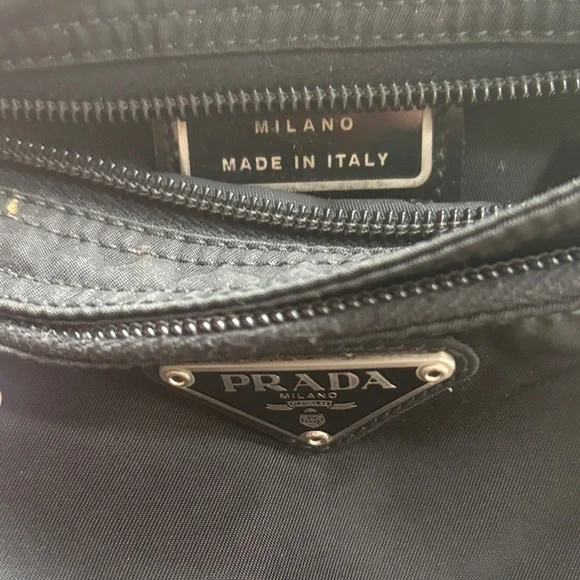 Prada Black Nylon Messenger Bag - Picture 4 of 5